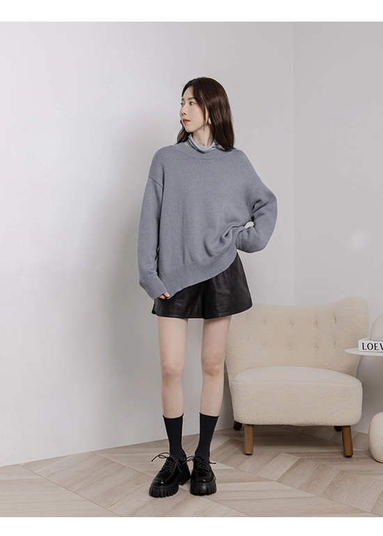 摩登少女．輕量鋸齒底綁帶德比鞋 黑漆
