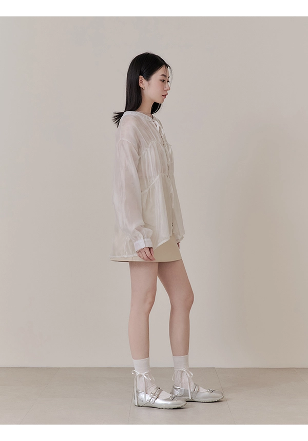 俏皮女孩雙帶運動風芭蕾鞋 銀