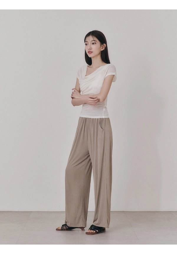 波希女神踩雲感編織低跟拖鞋 時尚黑
