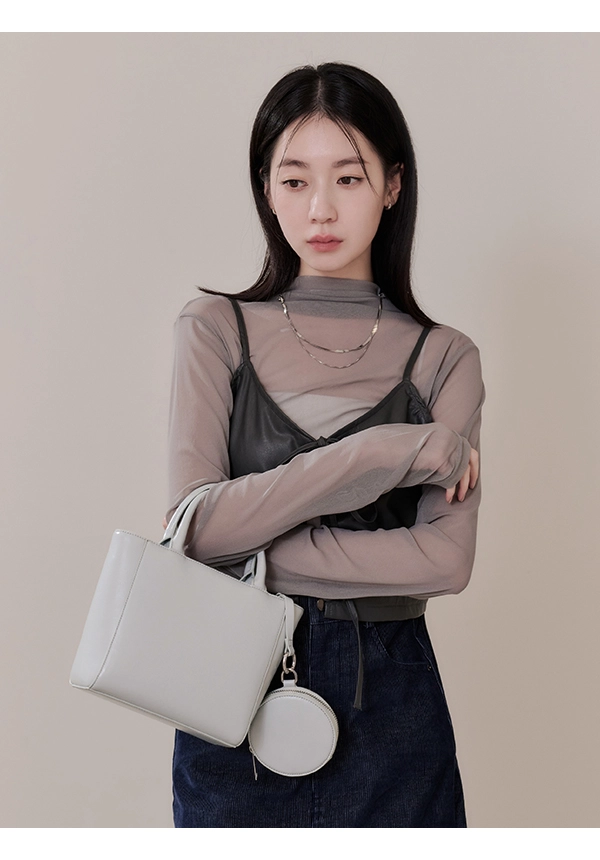 Pita寶藏女孩口袋包 灰
