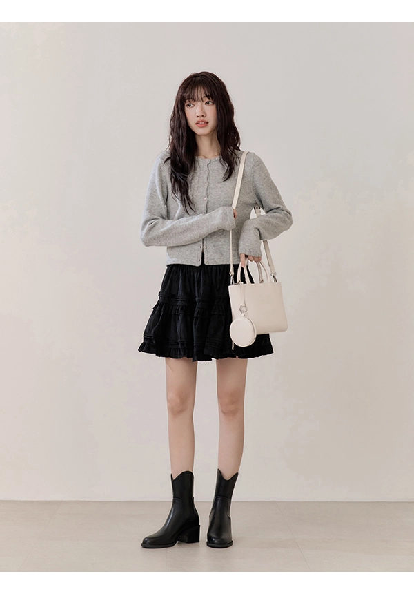 Pita寶藏女孩口袋包 米白