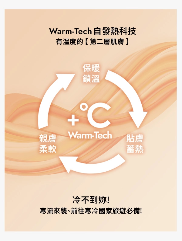 素肌感4D光腿神器保暖雙層絲襪 無絨 自然膚