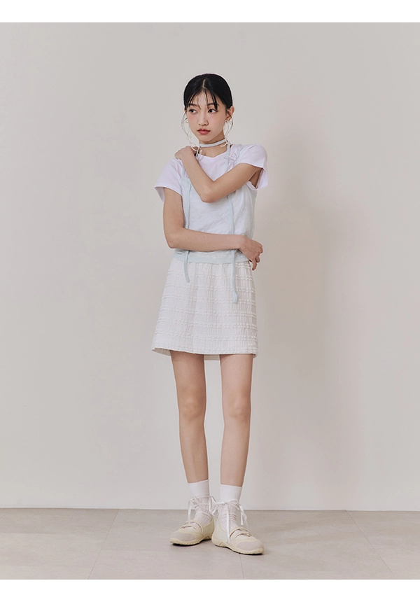 元氣女孩雙帶機能瑪莉珍鞋 白