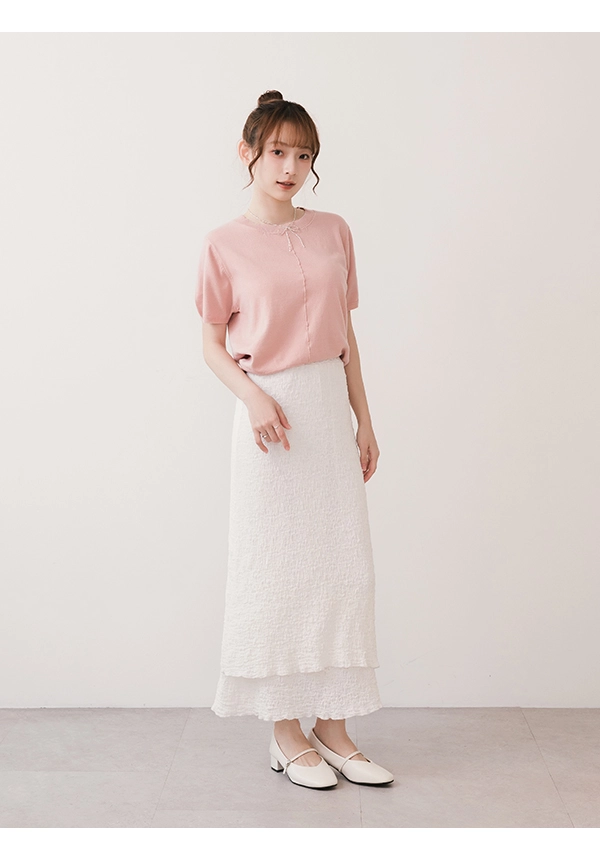 典雅少女V口低跟瑪莉珍鞋 白